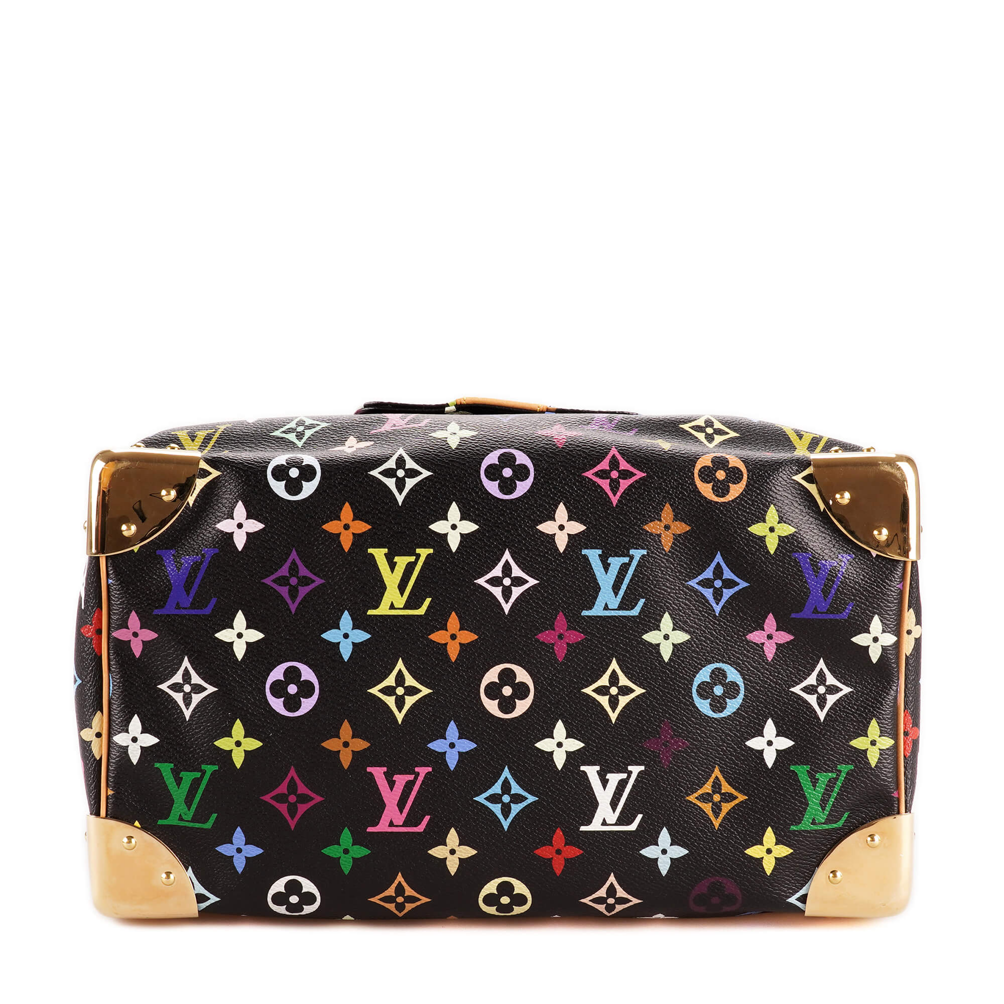 Louis Vuitton - Black Monogram Multicolor Canvas Speedy Bag II 